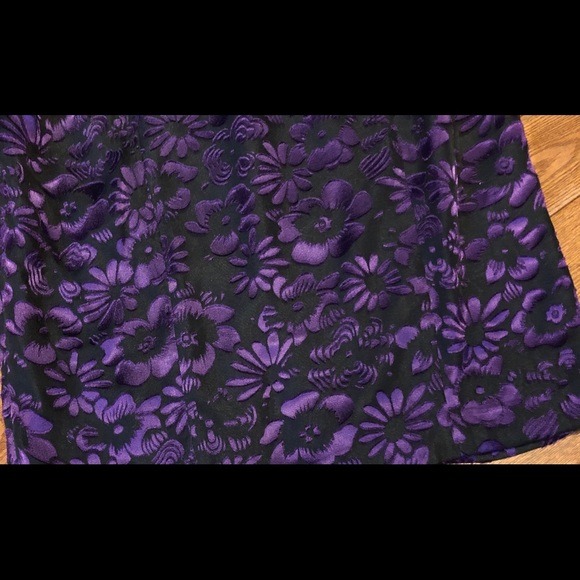 Betsey Johnson Evening Cocktail Dress Burnout Silk - Picture 2 of 7